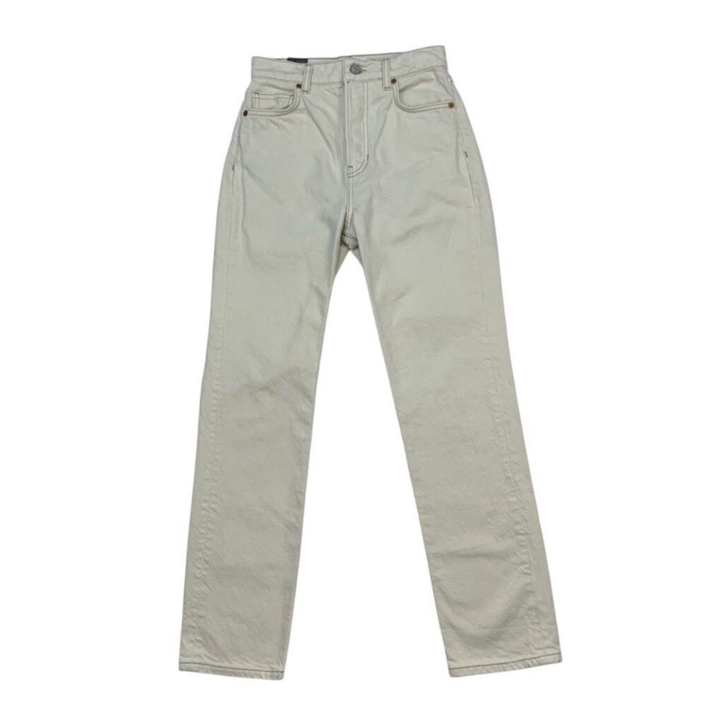 Reformation Cynthia High Rise Straight Jeans Bone New with tags! - Picture 14 of 16